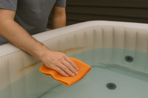 Remove Stains from Your Inflatable Hot Tub