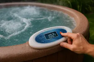 How to heat a hot tub