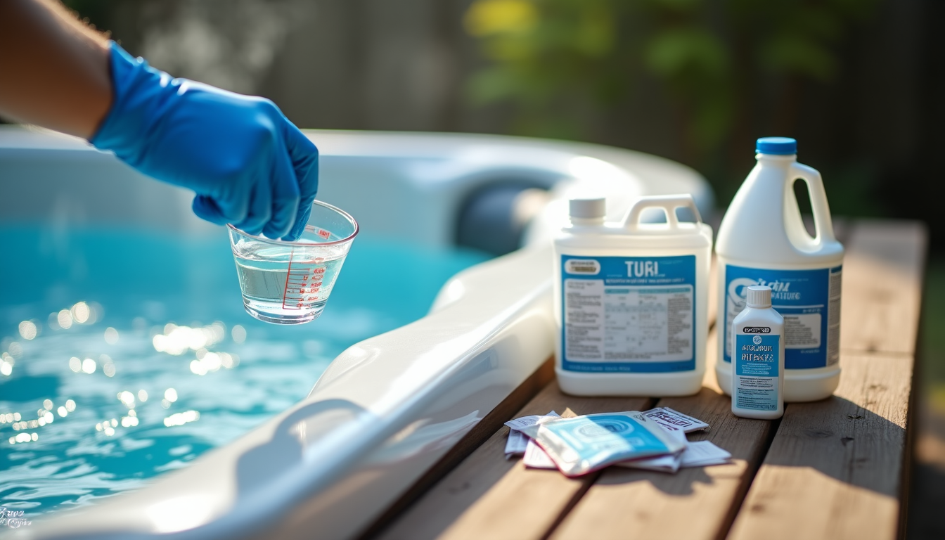 Hero Image for How to Safely Use Bleach in Hot Tub: A Step-by-Step Guide for Beginners