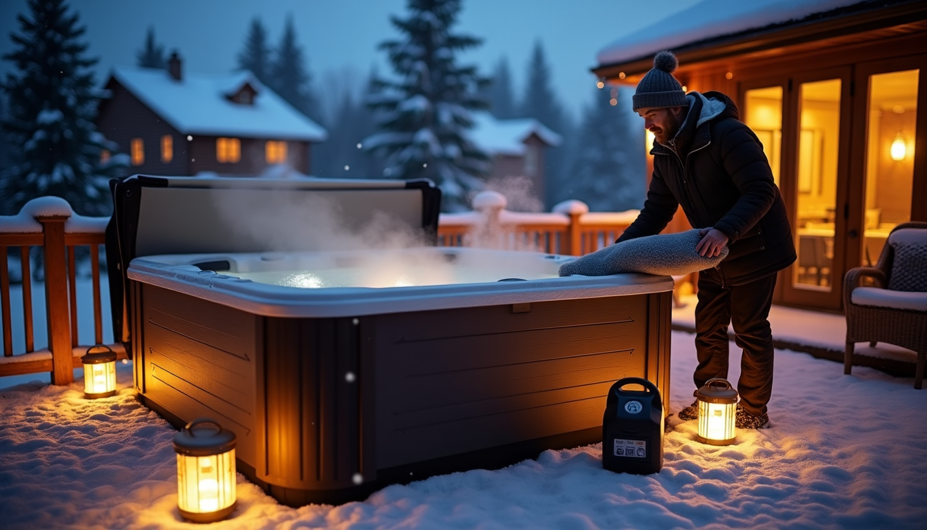 Hero Image for How to Keep Your Hot Tub from Freezing During Power Outage: Emergency Guide
