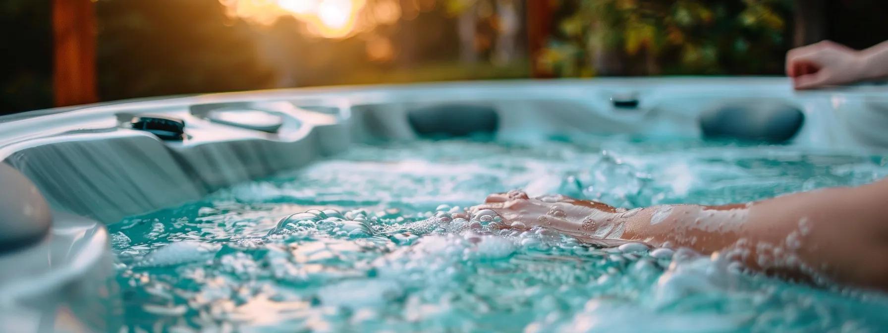 Scabies & Hot Tubs: Does Heat Kill Mites? - scabies hot tub 4 someone itching scabies on their skin while standing next to a hot tub, the image needs to show their top half of their body including their face