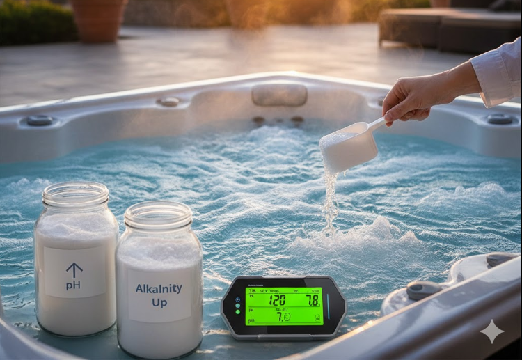 How to Raise Alkalinity in a Hot Tub