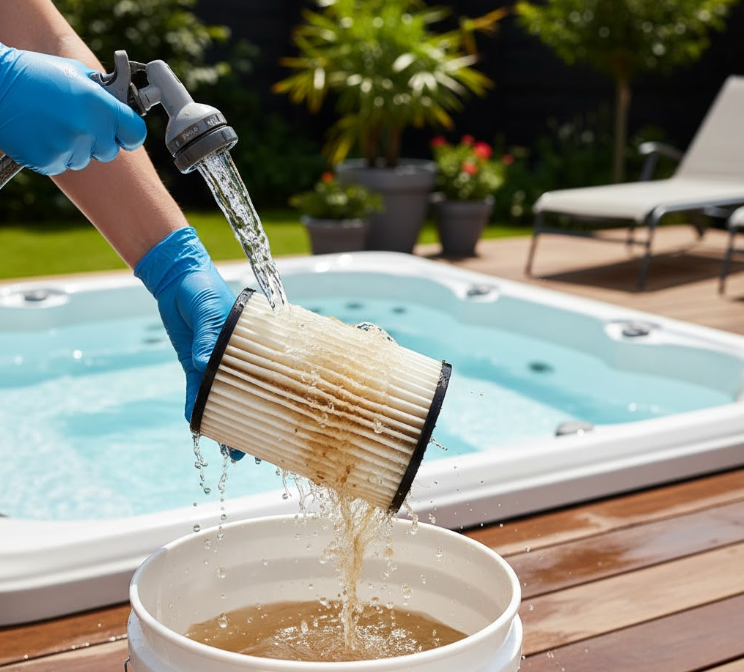 How to Clean a Hot Tub Filter