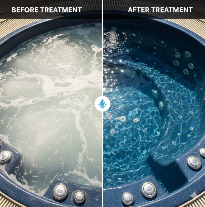 Fixing Cloudy Hot Tub Water
