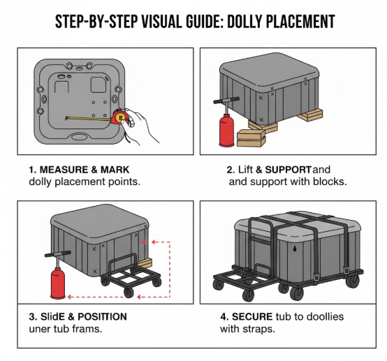 How to Safely Move a Hot Tub with a Dolly