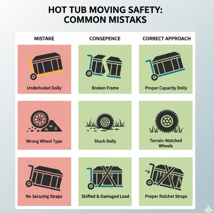 How to Move a Hot Tub with a Dolly