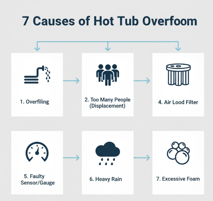 Understanding and Fixing a Hot Tub Overflow: A Complete Guide 2 Causes of a Hot Tub Overflow