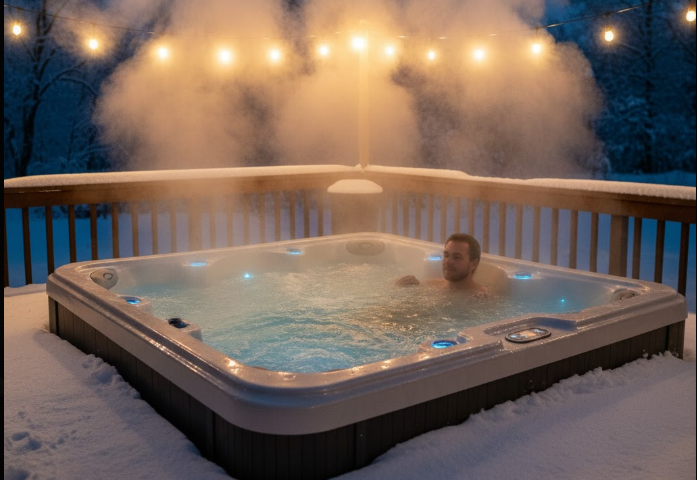 How Hot is a Hot Tub? The Definitive Guide to a Perfect Soak 2 Winter Soaking