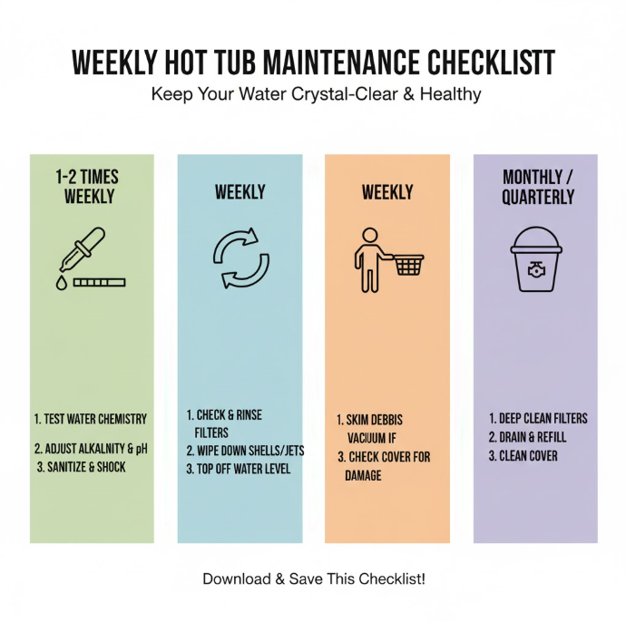Your Ultimate Guide to Fixing Cloudy Hot Tub Water 8 Hot Tub Maintenance Checklist