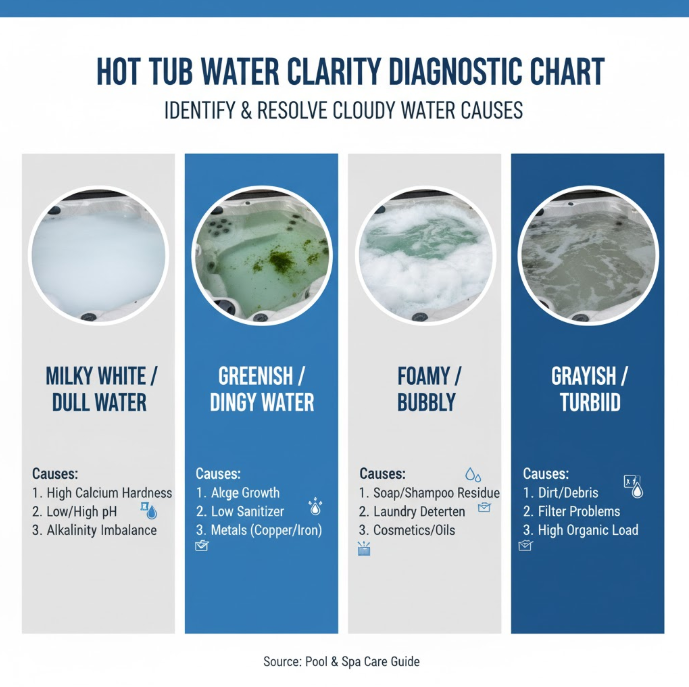 Your Ultimate Guide to Fixing Cloudy Hot Tub Water 1 Chart for Hot Tub Cloudy Water