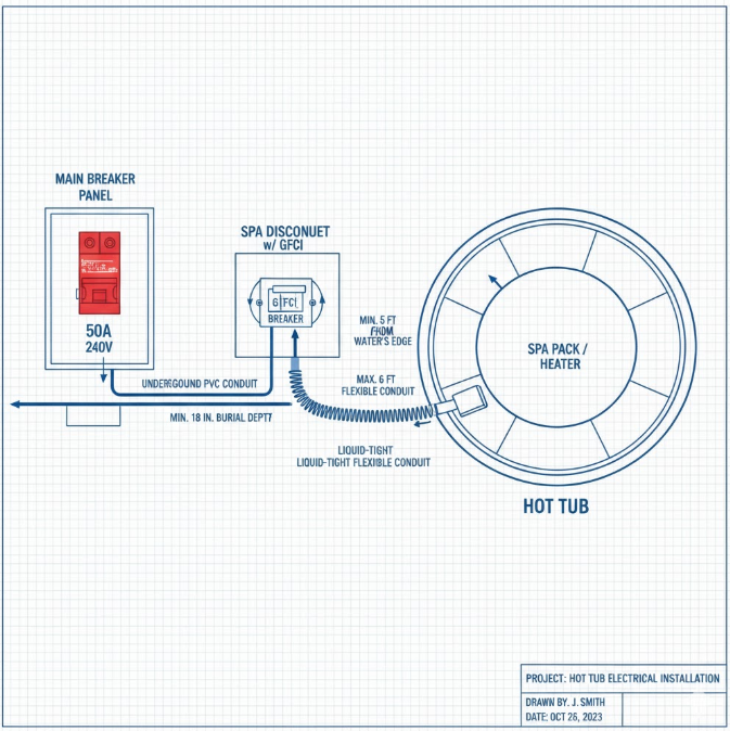 Your Essential Guide to Safe and Compliant Hot Tub Wiring 1 The Critical Role of Safety and Protecting Users from Electrical Shock