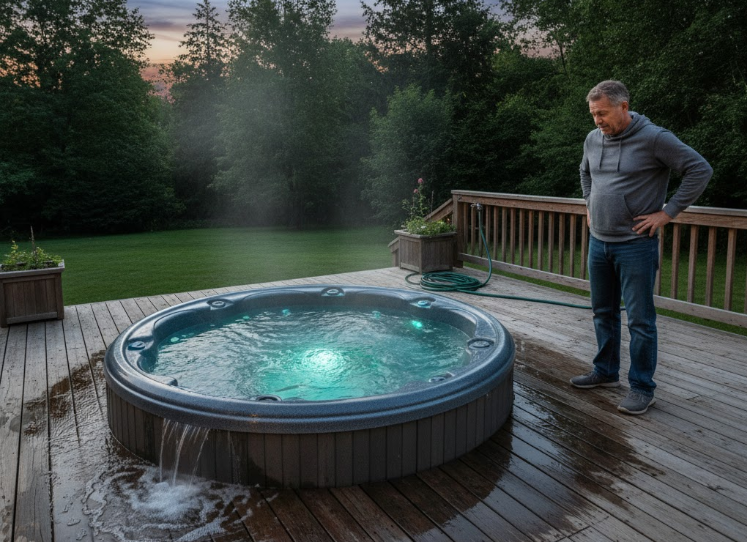 Hot Tub Overflow