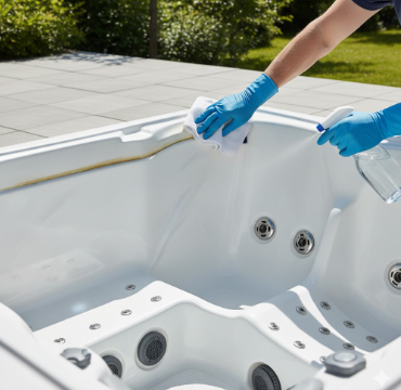 How to Deep Clean Your Empty Hot Tub Shell