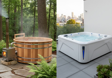 Comparing Wood Fired Tubs vs Electric Hot Tubs