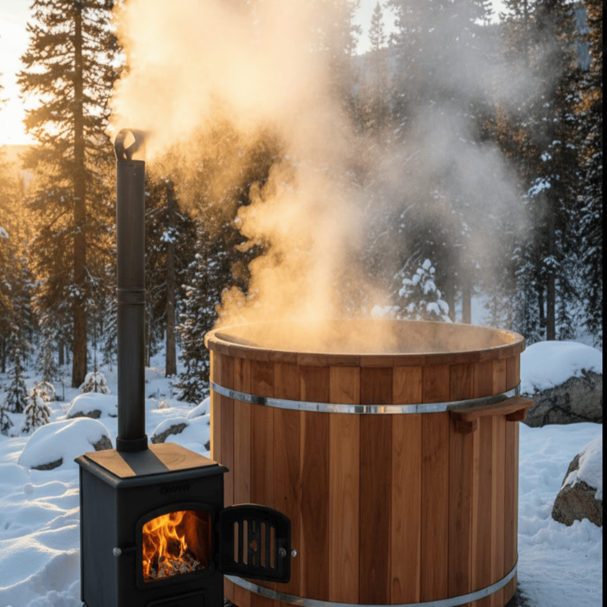 The Renaissance of the Wood Fire Hot Tub