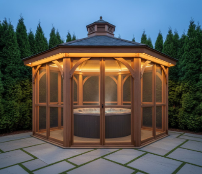 Gazebos and Solariums for hot tubs