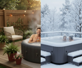 Comparison Insights: Inflatable Spas vs. Rigid Entry-Level Tubs