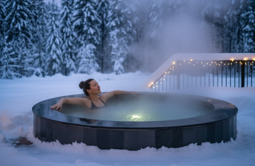 Seasonal Hot Tub Photography: Adapting to the Elements