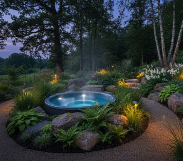 Aesthetic Integration: Landscaping with Water Streams