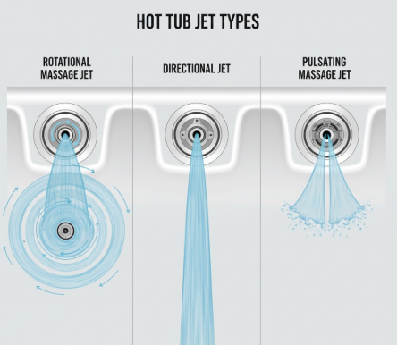 Your Guide to the Best 6-Man Hot Tubs of 2025 20 Understanding Different Jet Types: Rotational, Directional, and Massage