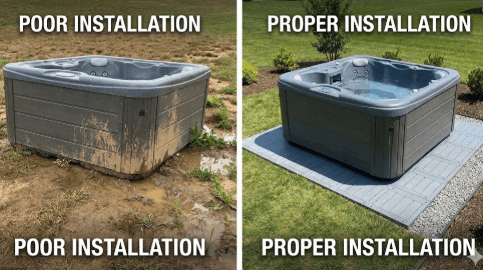 The Risks of Improper Hot Tub Placement