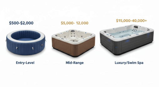 The Cost of the Hot Tub Unit Itself
