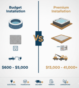 Hot Tub Installation Cost: $3,000-$25,000 Guide (2026)