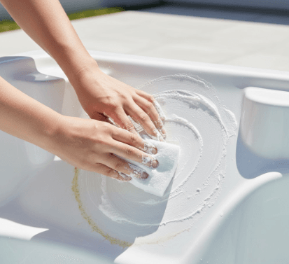 Using Baking Soda for Cleaning the Hot Tub Shell