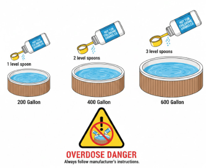 Chemical Dosing Guide Based on Gallons