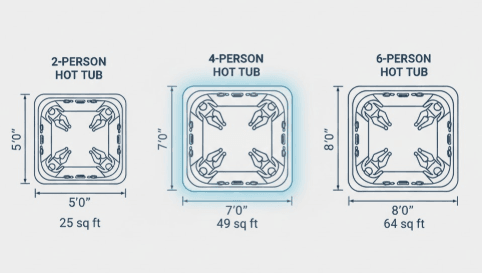 What Is a 4-Man Hot Tub? Definition and Overview