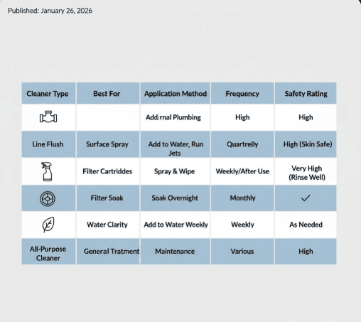What is a Hot Tub Cleaner? Understanding the Different Types
