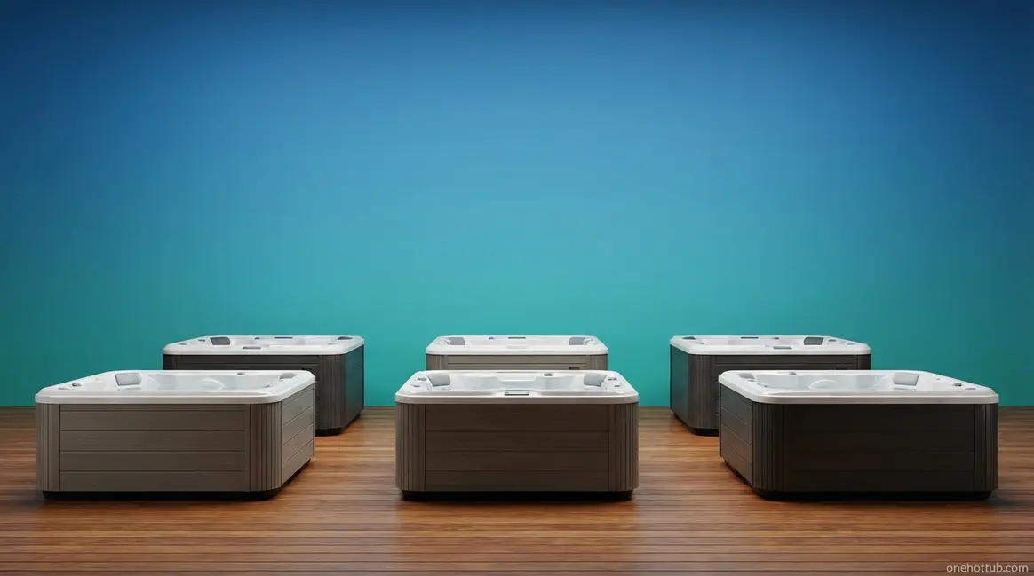 Best plug and play hot tubs 110V models comparison for outdoor patios