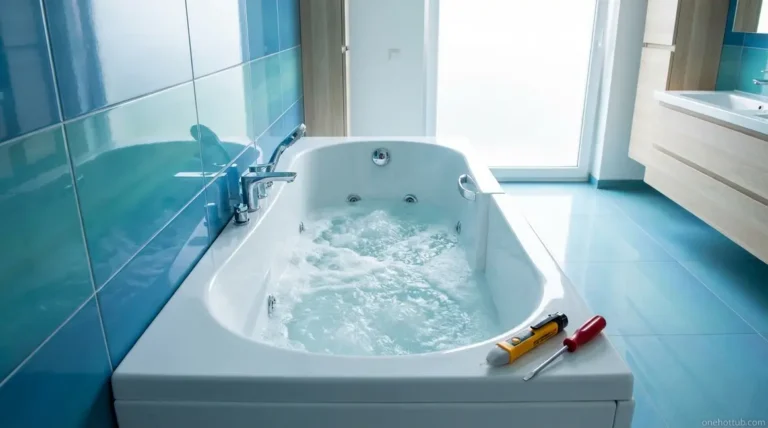 Home 1 Walk-in tub turning on by itself with jets running in empty bathroom awaiting DIY fix